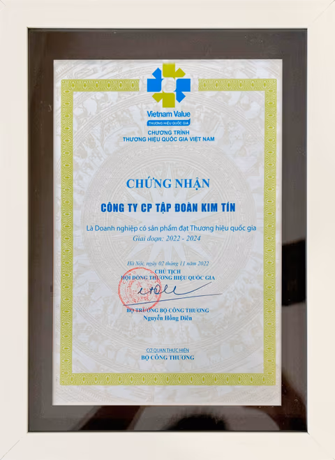 Chứng nhận Thương hiệu quốc gia Việt Nam 2022